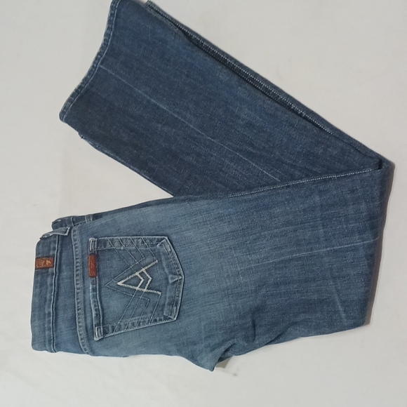 Seven For All Mankind low rise flared leg "A Pocket" jeans - Picture 9 of 11
